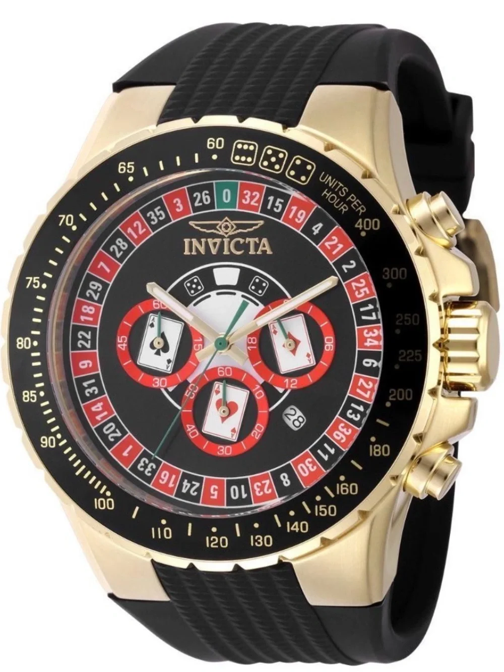 49851 - Invicta Aviator Monte Carlo Men's Watch - 50mm, Black